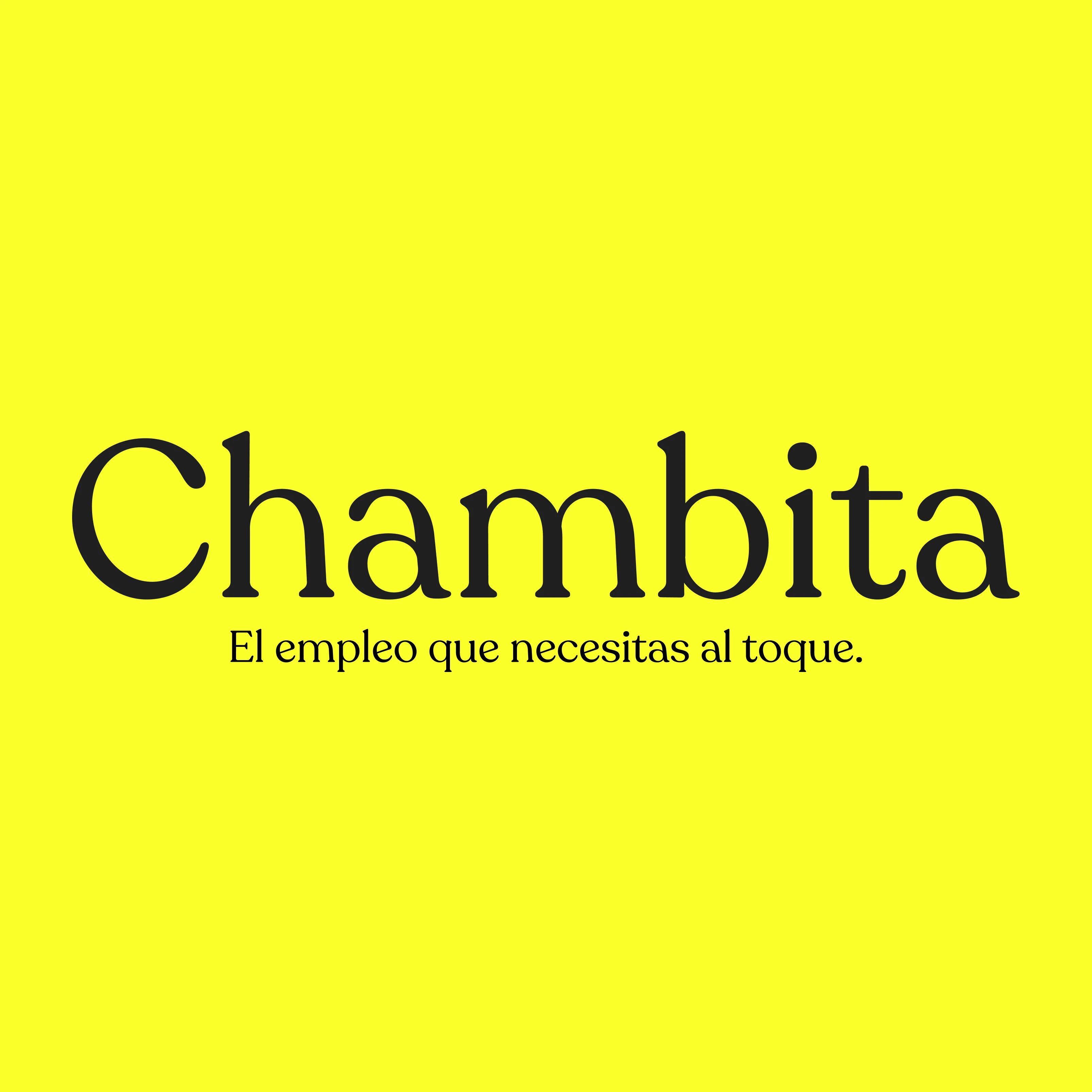Portada del proyecto Chambita.pe