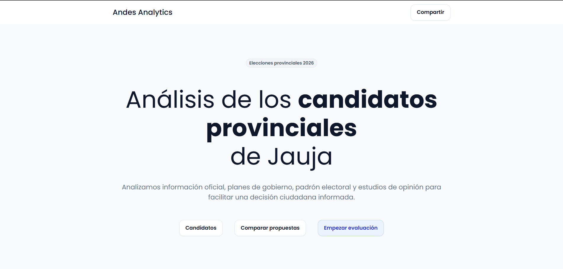 Vista 1 del proyecto Pulso Ciudadano