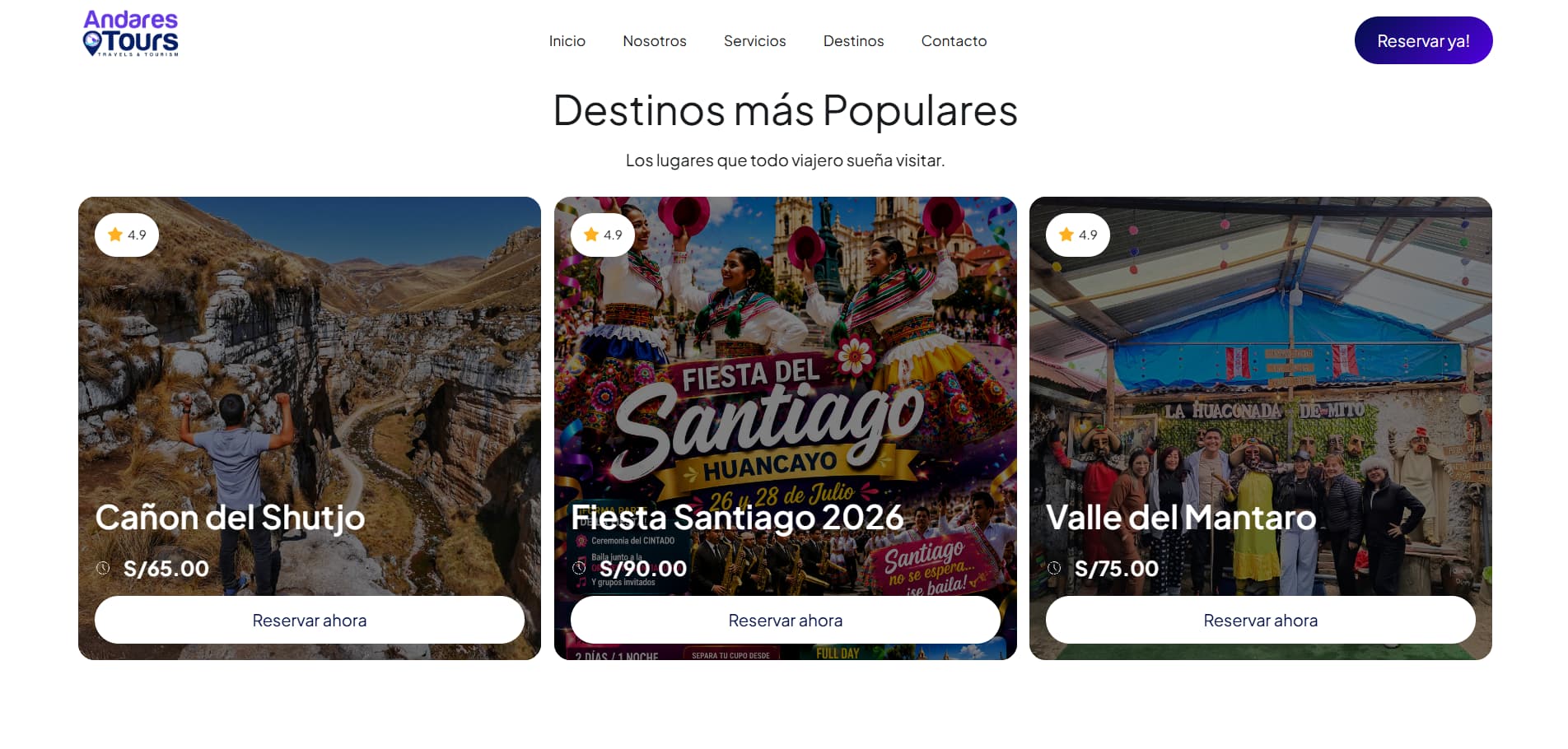 Vista 2 del proyecto Andares Tours World